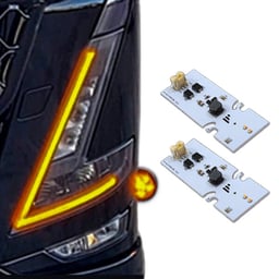 Ensemble de cartes de circuit imprimé à LED blanc chaud pour Volvo FH5 FM5 FH Aero à partir de 2021