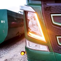 Ensemble de feux de jour à LED bicolores pour VOLVO FH4 ambre et blanc chaud 2000 lumens