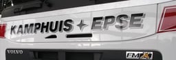 Panneau de Plaque Avant Volvo FH 4 FM FMX Résistant aux UV ABS Blanc Hiver 1103