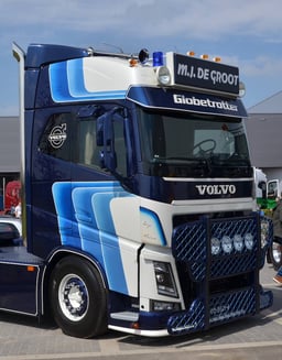 Panneau de Plaque Avant Volvo FH 4 Plastique ABS Résistant aux UV Blanc Hiver 1103