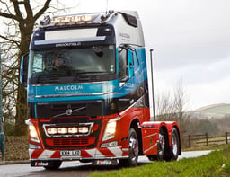 Panneau de Plaque Avant Volvo FH 4 Plastique ABS Résistant aux UV Blanc Hiver 1103