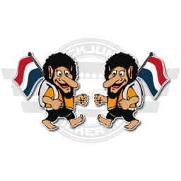 Dutch Trolls Sticker Vrachtwagen Buitenmontage 12x11.5cm