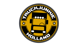 Autocollant Rond Truckjunkie Hollande 9cm
