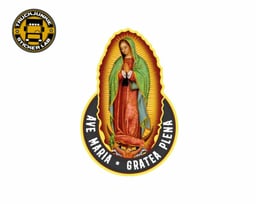 Adesivo Ave Maria Camion 13x8.4cm