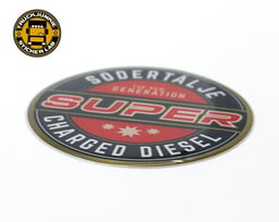 5 Year Super 2.0 Ø 7 cm Finition 3D de Luxe Autocollant