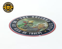 5 Jahre Aufkleber Ø7 cm Hochwertige Drucksticker Luxus 3D Verarbeitung Selbstklebend