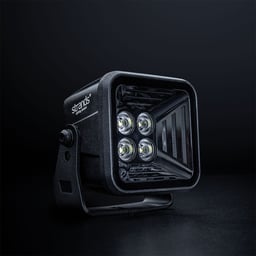 Lampe de travail STRANDS Dark Knight Fortex 39W 3200 Lumen Température de couleur réglable Feu de position rouge