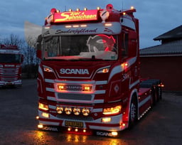 Feu de position de phare Scania blanc chaud à partir de 2016 30 LED