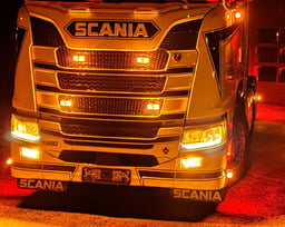 Feu de position de phare Scania blanc chaud à partir de 2016 30 LED