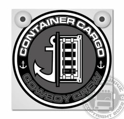 Container Cargocowboy Équipage boîte lumineuse Deluxe Complet
