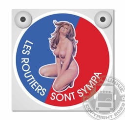 Les Routiers Sont Sympa enseigne lumineuse Deluxe Complète