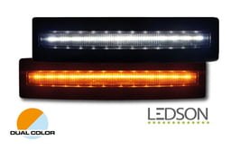 Feux de position de pare-soleil LED Ledson à double couleur commutables pour modèles Scania R/P/G/T
