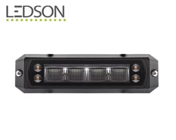 Ledson Luce di Retromarcia con Luce di Avvertimento Integrata E-Marcata 9-36V 4x8W 4x3W IP69K 164x41x61mm
