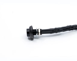 Mini Spots LED 24V Rouge 5 Pièces Cadre Noir