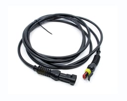 AMP Superseal 2 broches 1.5MM² IP67 Étanche 15A 24V 336W Olieflex Classic 110