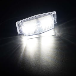 Omnius Oldskool LED Double brûleur Blanc brillant/Orange Commutable
