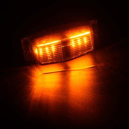 Omnius Oldskool LED Doppio Bruciatore Fumé Bianco/Arancione Commutabile
