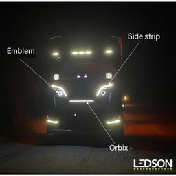 Barre LED Ledson Orbix31+ Feu de Position Dynamique 787mm 11340 Lumen 135W IP69K