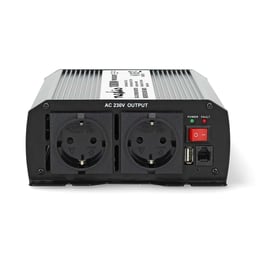 Nedis Onduleur Onde Sinusoïdale Modifiée 24V 1000W Puissance de Crête 2000W