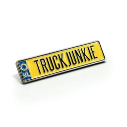 Truckjunkie Plaque d'immatriculation Original 50MM