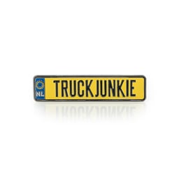 Truckjunkie Plaque d'immatriculation Original 50MM