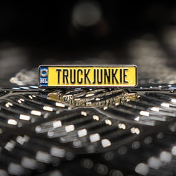 Truckjunkie Plaque d'immatriculation Original 50MM