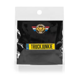 Truckjunkie Plaque d'immatriculation Original 50MM