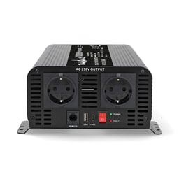 Nedis Onduleur Sinusoïdal Pur 24V 1000W Puissance de Crête 2000W