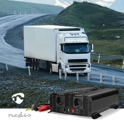 Onduleur à onde sinusoïdale pure Nedis 24V 2000W Puissance de crête 4000W
