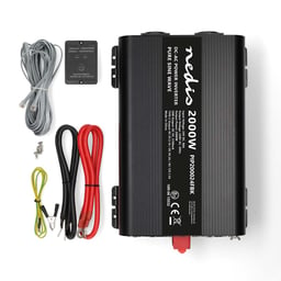 Onduleur à onde sinusoïdale pure Nedis 24V 2000W Puissance de crête 4000W