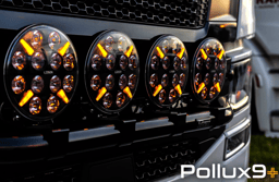 Ledson Pollux9+ Gen3 Projecteur 120W Avec Feu de Position Orange et Blanc