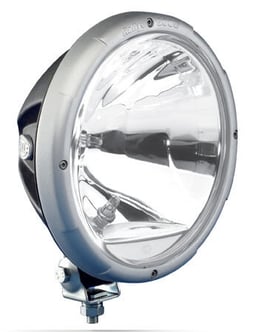 Hella Rallye 3003 Gris Verre Clair Corps en Plastique Anneau Gris ø 222mm