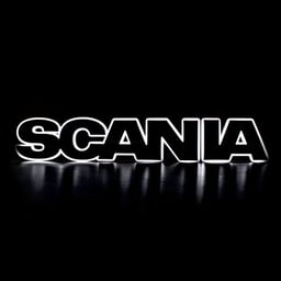 Plaque lumineuse LED Scania IP65 étanche adaptée pour logo de calandre d'origine 24V