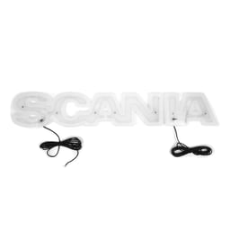 Plaque lumineuse LED Scania IP65 étanche adaptée pour logo de calandre d'origine 24V