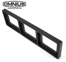 Cadre de feu arrière mince Omnius pour 3 feux arrière à LED