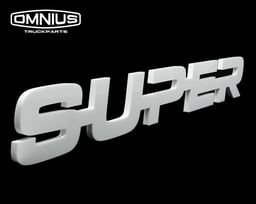 Super Emblem Brillant Haut 45x6,5 cm