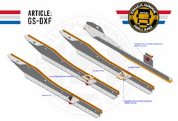 Turbo Truckparts supports de bavettes pour DAF XF Euro 6