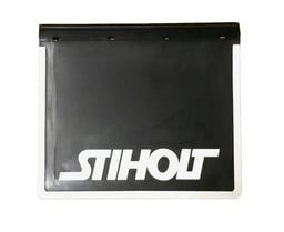 Bavette STIHOLT Caoutchouc Noir 40x35cm Remorque (Par Set)