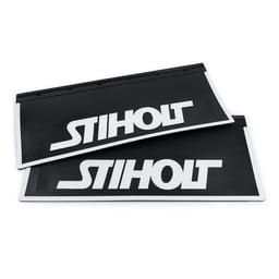 STIHOLT Bavette Noire 70x35cm Pare-chocs Avant Caoutchouc Par Set