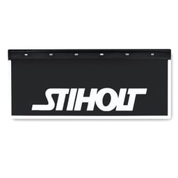 STIHOLT Bavette Noire 70x35cm Pare-chocs Avant Caoutchouc Par Set