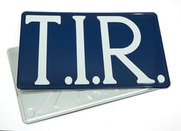 T.I.R. – bleu – 40 x 25 cm
