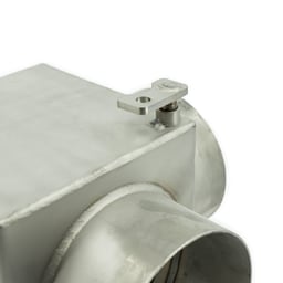 Valvola di scambio scarico in acciaio inox Cilindro a doppio effetto Elettrovalvola 24V 114mm 129mm