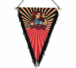 Fanion – Trucker Lady – 20 x 30 cm