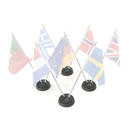 Base noire - pour 2 drapeaux
