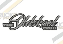 The Oldskool Club Autocollant 2 Couleurs