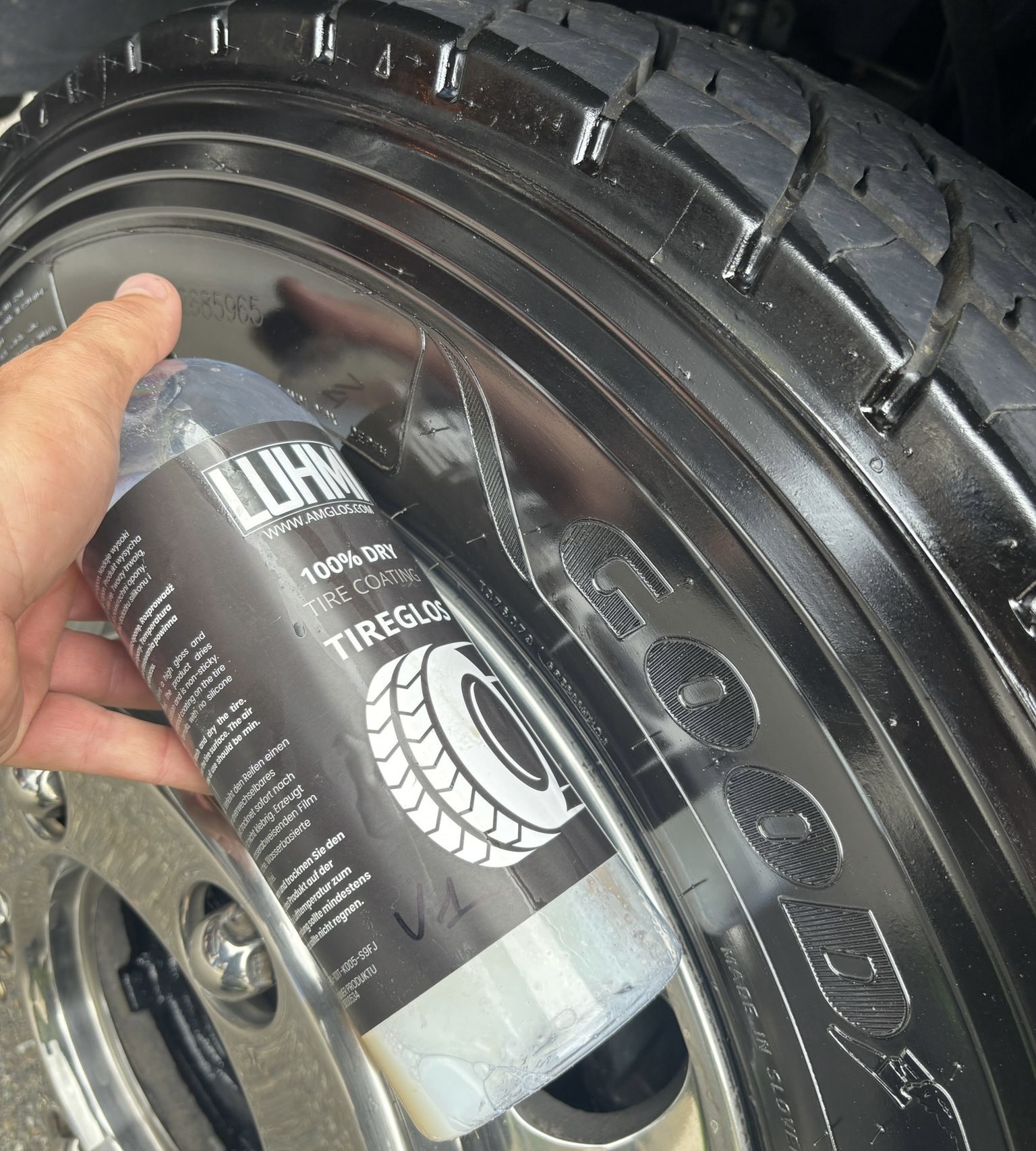 LUHMI tire gloss 1ℓ Luhmi Tireglos 1L tire shine wet look